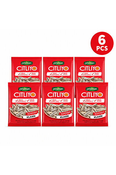 Peyman Seminte de Floarea Soarelui Clasic Set 6 Buc 80 Gr