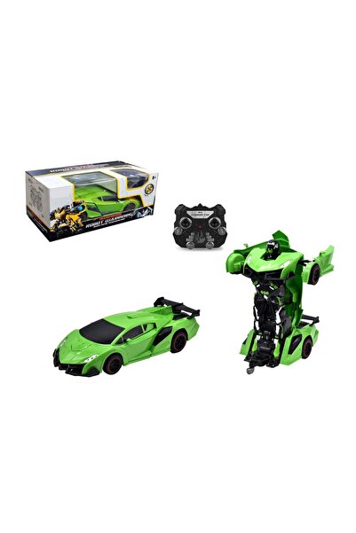 Blue Toys Τηλεκατευθυνόμενο Ρομπότ που Μεταμορφώνεται σε Αυτοκίνητο, Πράσινο