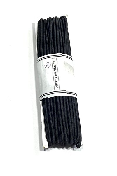 karantuhafiye Round Rubber / 10 Meters / Black