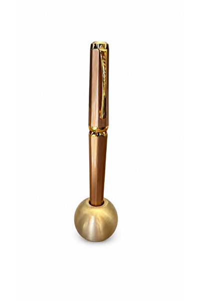 Stellpen Rose Gold & Gold Ballpoint Pen Brass Pen Holder