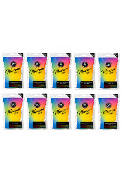 MACSON 7.7 x 14 mm Pamuklu Filtre Regular 1000 Adet (10 Paket x 100) Premium ...