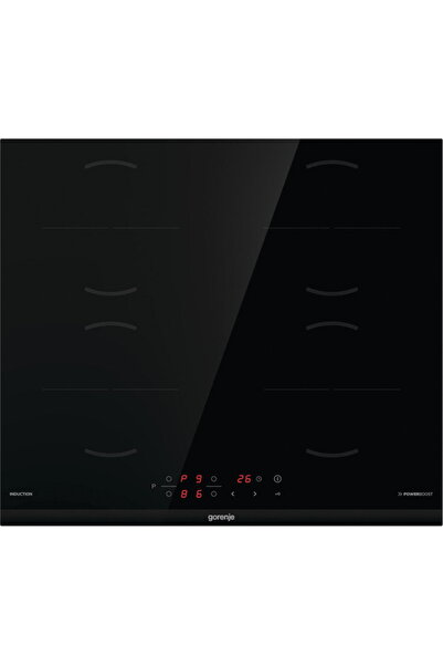 Gorenje GI6401BCE, Индукционен котлон, 4 зони, Черен