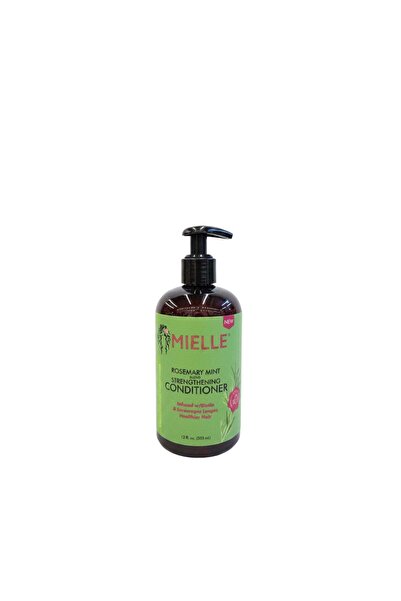 mielle organics بلسم ميل أورجانيكس بإكليل الجبل والنعناع لتقوية الشعر 355 مل