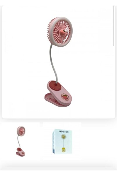 DIGERUI Şarjlı Mini Fan YM88192 Kıskaçlı Mandallı Akrobat Esnek Boyunlu Masaü...
