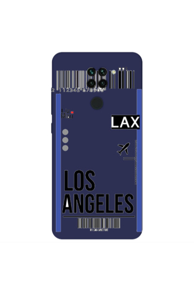 Other Xiaomi Redmi Note 9 Los angeles Dark blue Colored Silicone TPU Θήκη