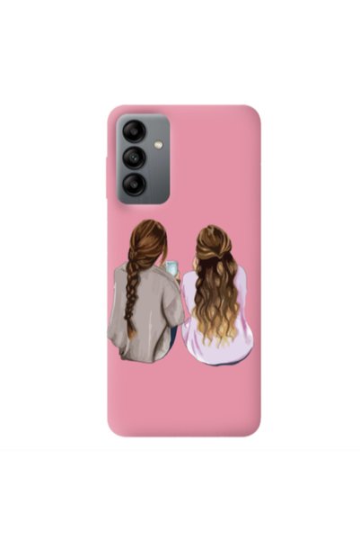 Other Samsung A04S Friends Pink Colored Silicone TPU Θήκη