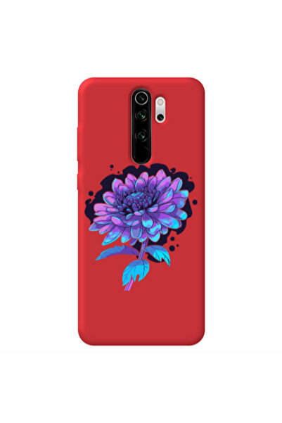 Other Xiaomi Redmi Note 8 Pro Witch flower Red Colored Silicone TPU Θήκη