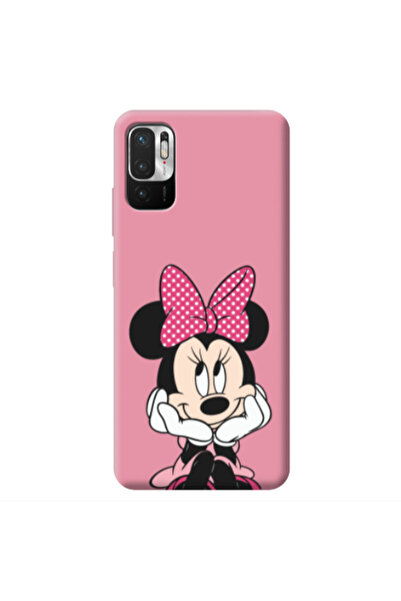 Other Xiaomi Redmi Note 10 Pro 5G Minnie 2 Pink Colored Silicone TPU Θήκη