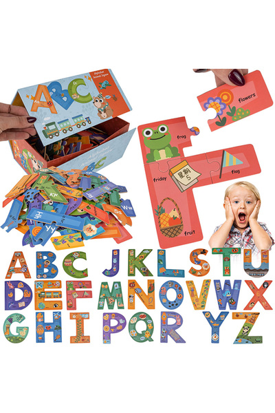 MalPlay Puzzle cu alfabet și animale