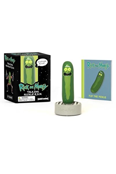 Running Press Mini Editions Rick And Morty Talking Pickle Rick