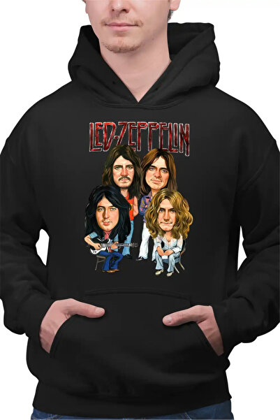 OEM Hanorac Barbati Led Zeppelin Cartoon