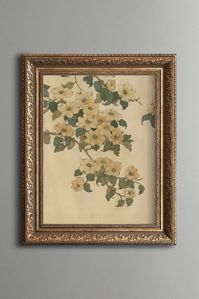 epiqart Flowers - Vintage Patterned Painting - Thick Model