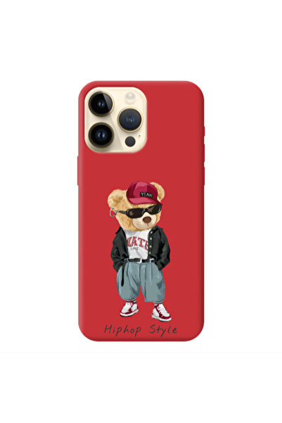 Other Apple iPhone 13 Pro Max Hip hop style Red Colored Silicone TPU Θήκη