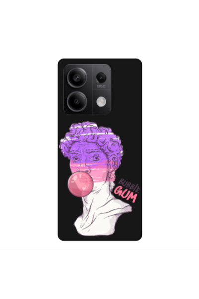Other Xiaomi Redmi Note 13 5G Pin Bubble Black Colored Silicone TPU Θήκη