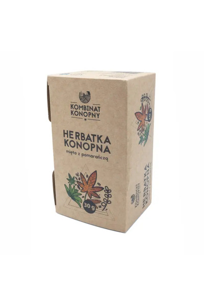 NO BRAND Ceai Combinat de Canepă cu Mentă și Portocală 30g