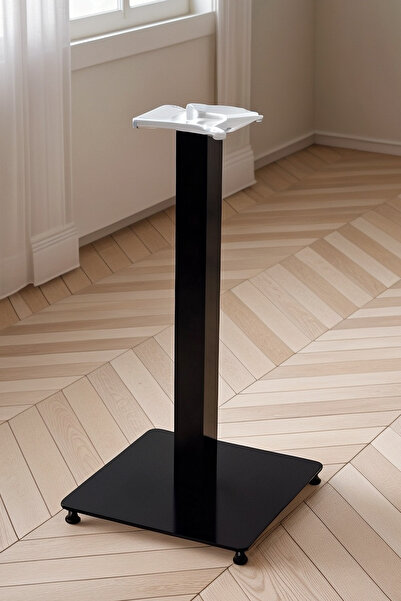 SandalyeDeposu Square Metal Table Leg Black
