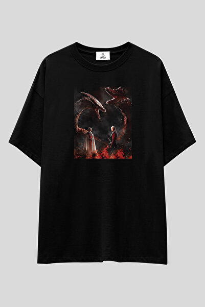 UmbraWear Tricou din seria House of the Dragon |   Tricou unisex, 100% bumbac...