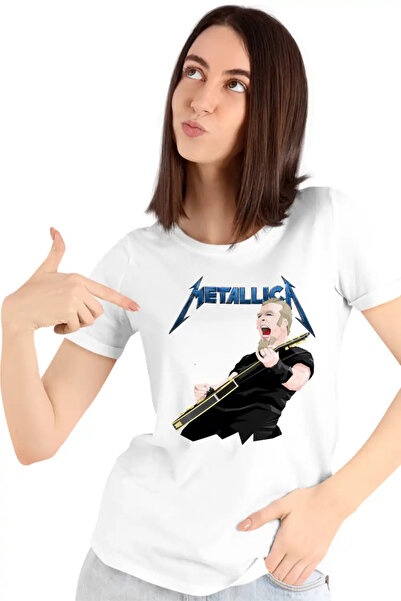 OEM Tricou Femei Metallica Merch James Hetfield