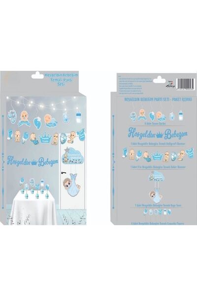 ÇITIPITISTORE Welcome Baby Party Celebration Set