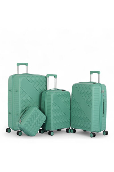 Generic Fashionable Diamond Design Anti Breakage Travel Luggage Set (4 Pcs) -...