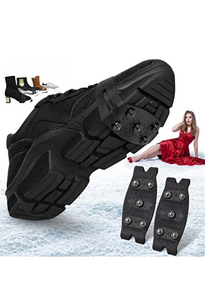 OSKA GLOBAL Sn-29279 Anti-Slip Shoe Attachment for Snow Black