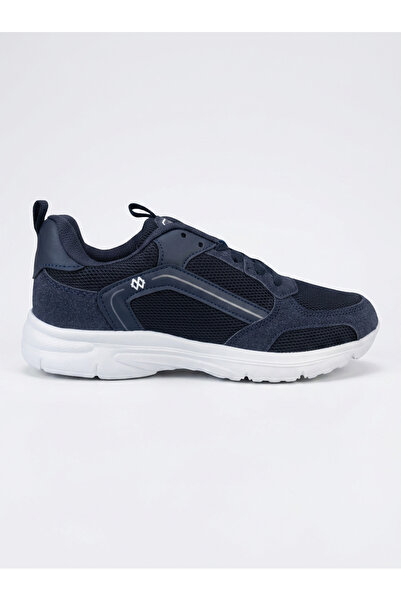 Wand Lacivert Buz Nefes Alabilen Kumaş Faylon Taban Bağcıklı Sneaker