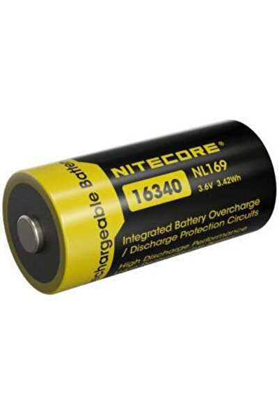 Nitecore Επαναφορτιζόμενη Μπαταρία RCR123A Ni-MH 950mAh 3.6V 1 τεμάχιο