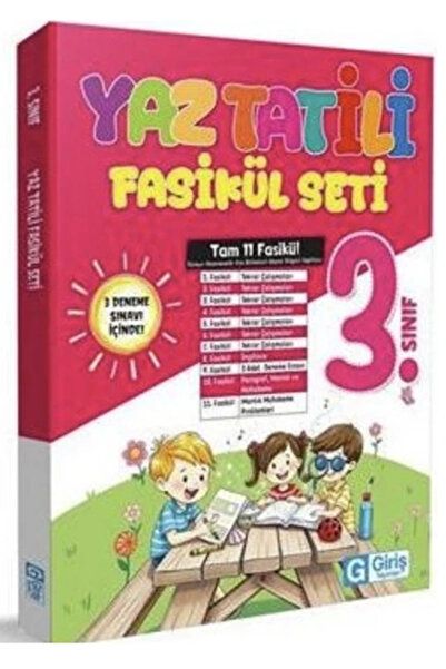 Giriş Yayınları GİRİŞ 3.Sınıf Yaz Tatil Seti Fasikül - 2026