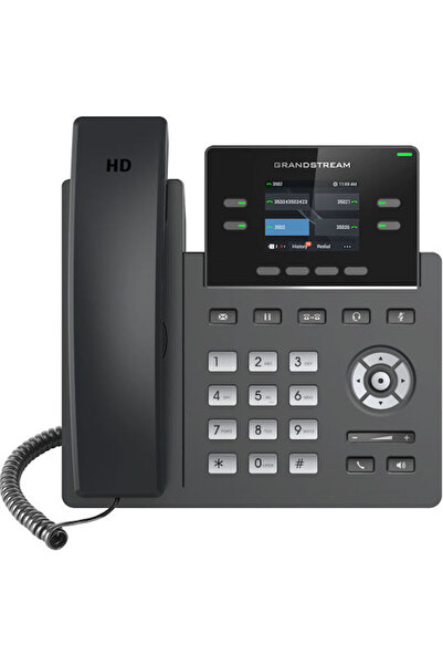 GRANDSTREAM GRP2612G Ενσύρματο τηλέφωνο IP με 2 γραμμές Μαύρο