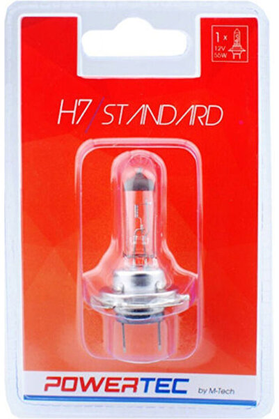 M-TECH Λάμπες Αυτοκινήτου & Μοτοσικλέτας Powertec Standard H7 Αλογόνου Λευκό ...
