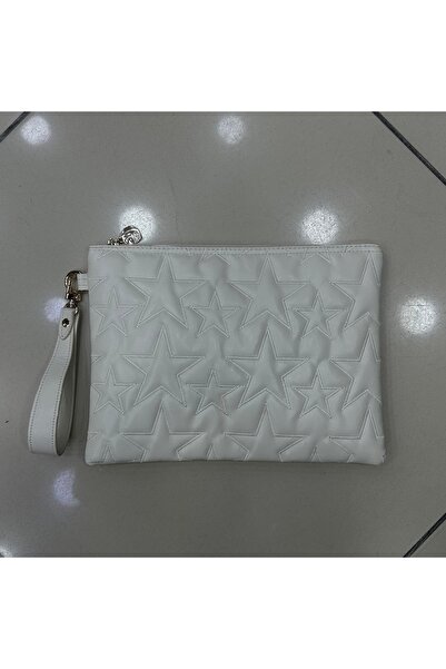 Meryem Çanta Star Stitched Wrist Strap Women's Portfolio & Clutch Bag 30X22Cm
