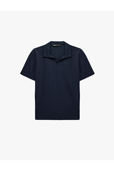 Koton Regular Fit Short Sleeve Pique Fabric Cotton Polo Neck T-Shirt