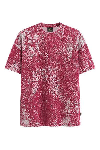 Espina Premium Tie Dye Print Oversize Short Sleeve T-Shirt