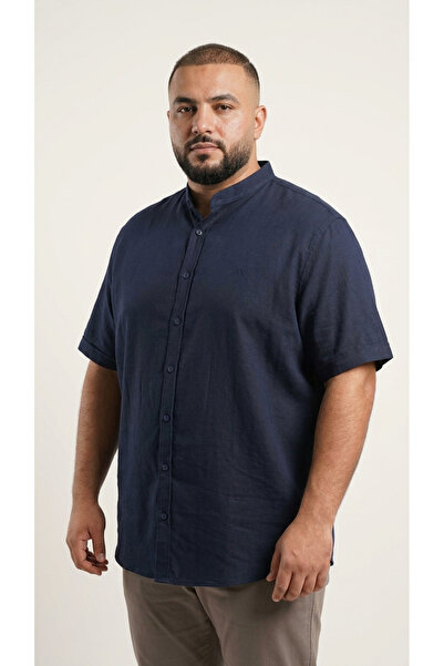 ANNEX Large Size Cotton Short Sleeve Men's Shirt