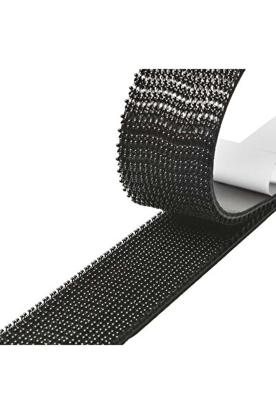 POWERTECH Αυτοκόλλητη Ταινία Velcro Μαύρη 25mmx2.5m 1 τεμάχιο Κωδικός: TIES-078