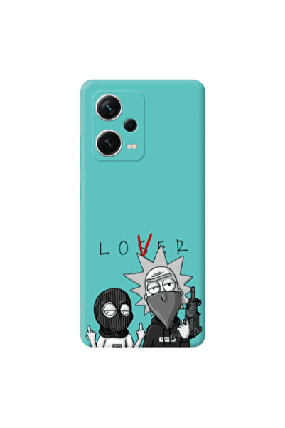 Other Xiaomi Poco X5 Rick Loser Turquoise Colored Silicone TPU Θήκη
