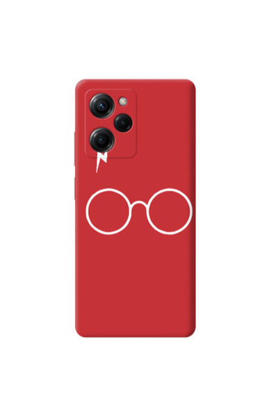 Other Xiaomi Poco X5 Pro glasses Red Colored Silicone TPU Θήκη