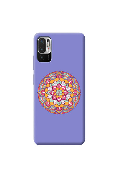 Other Xiaomi Redmi Note 10 Pro 5G Mandala D103 Purple Colored Silicone TPU Θήκη