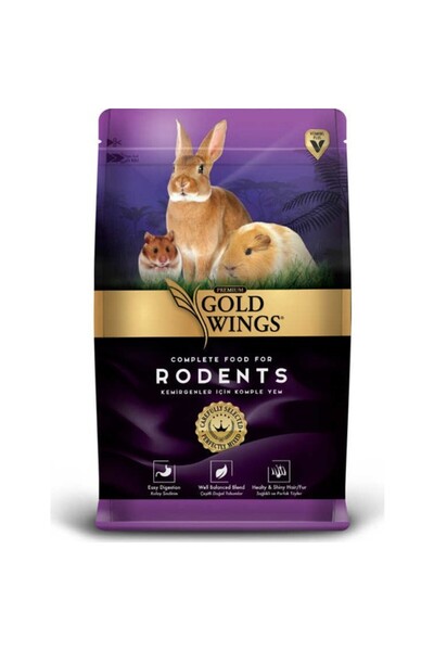 Gold Wings Premium Kemirgen Yemi 1 Kg Skt:02/2028