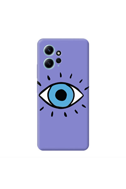 Other Xiaomi Redmi Note 12 4G Shining Eye Purple Colored Silicone TPU Θήκη