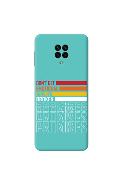 Other Xiaomi Redmi Note 9 Pro Dont Get Emotional Turquoise Colored Silicone T...