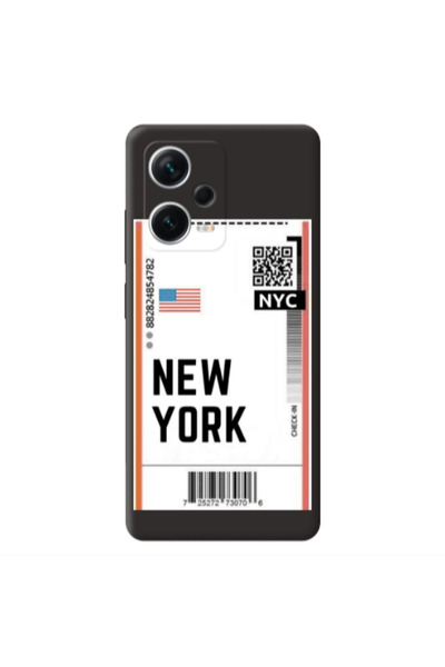 Other Xiaomi Poco X5 New York NYC Black Colored Silicone TPU Θήκη