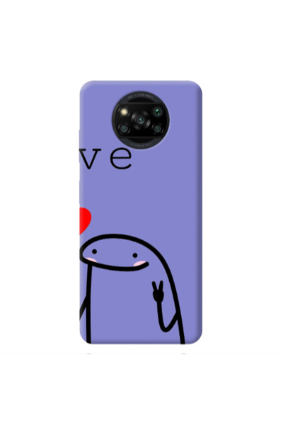 Other Xiaomi Poco X3 /X3 Pro Love 2 Purple Colored Silicone TPU Θήκη