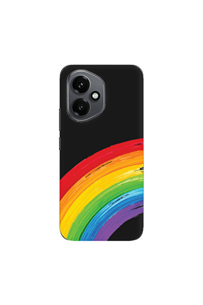 Other Honor Magic 400 Rainbow 3 Black Colored Silicone TPU Θήκη