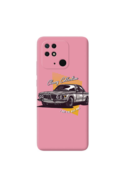 Other Xiaomi Redmi 10C Classy Collection Pink Colored Silicone TPU Θήκη