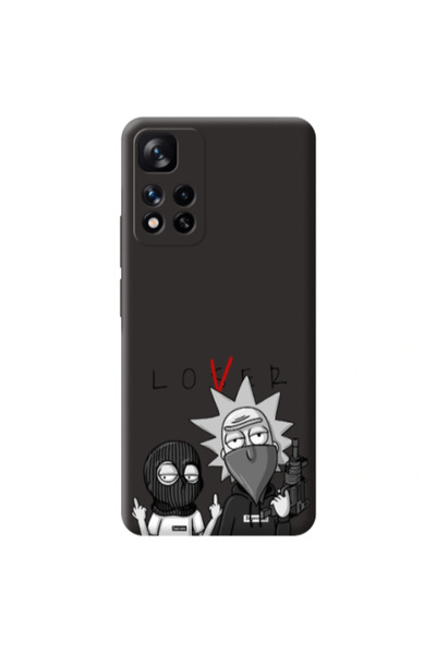 Other Xiaomi Redmi Note 11 Pro 5G Rick Loser Black Colored Silicone TPU Θήκη