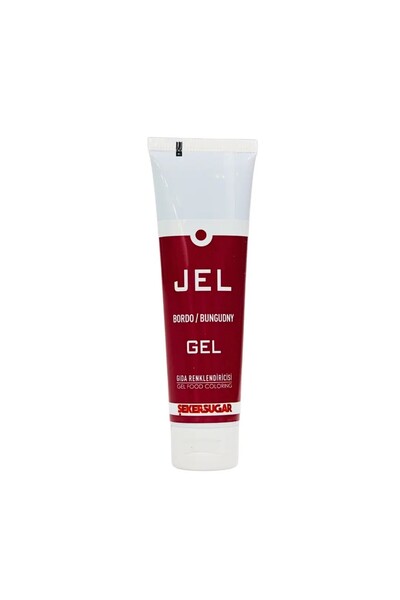 ŞEKER & SUGAR JEL BOYA 100 GR BORDO
