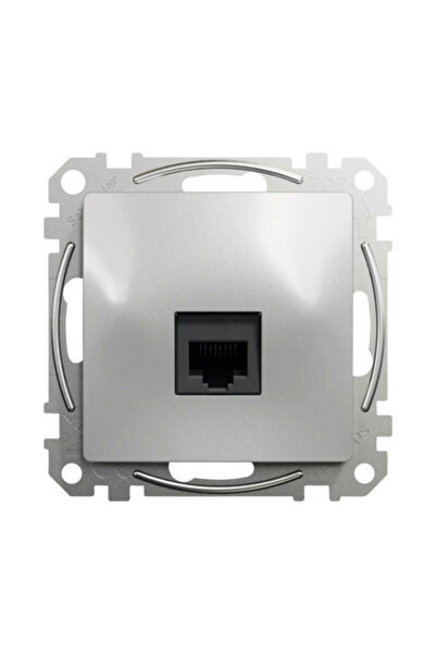 OEM Priză date RJ45 simplă Schneider Sedna Design CAT6 UTP, aluminiu