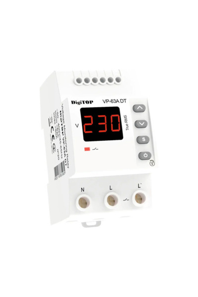 OEM Releu digital de protecție tensiune DigiTOP 63A monofazic, pentru tablou ...