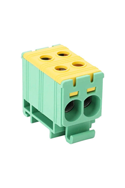 OEM Clemă CU/AL Elvon 2P 2x 2,5-35 mm² monofazat verde/galben